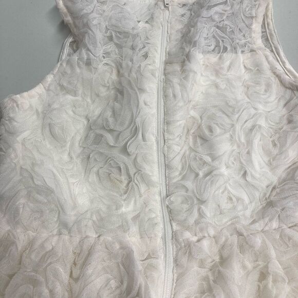 CRB Girls Wedding Corset Dress, White lace, Sz 8 - Picture 11 of 14